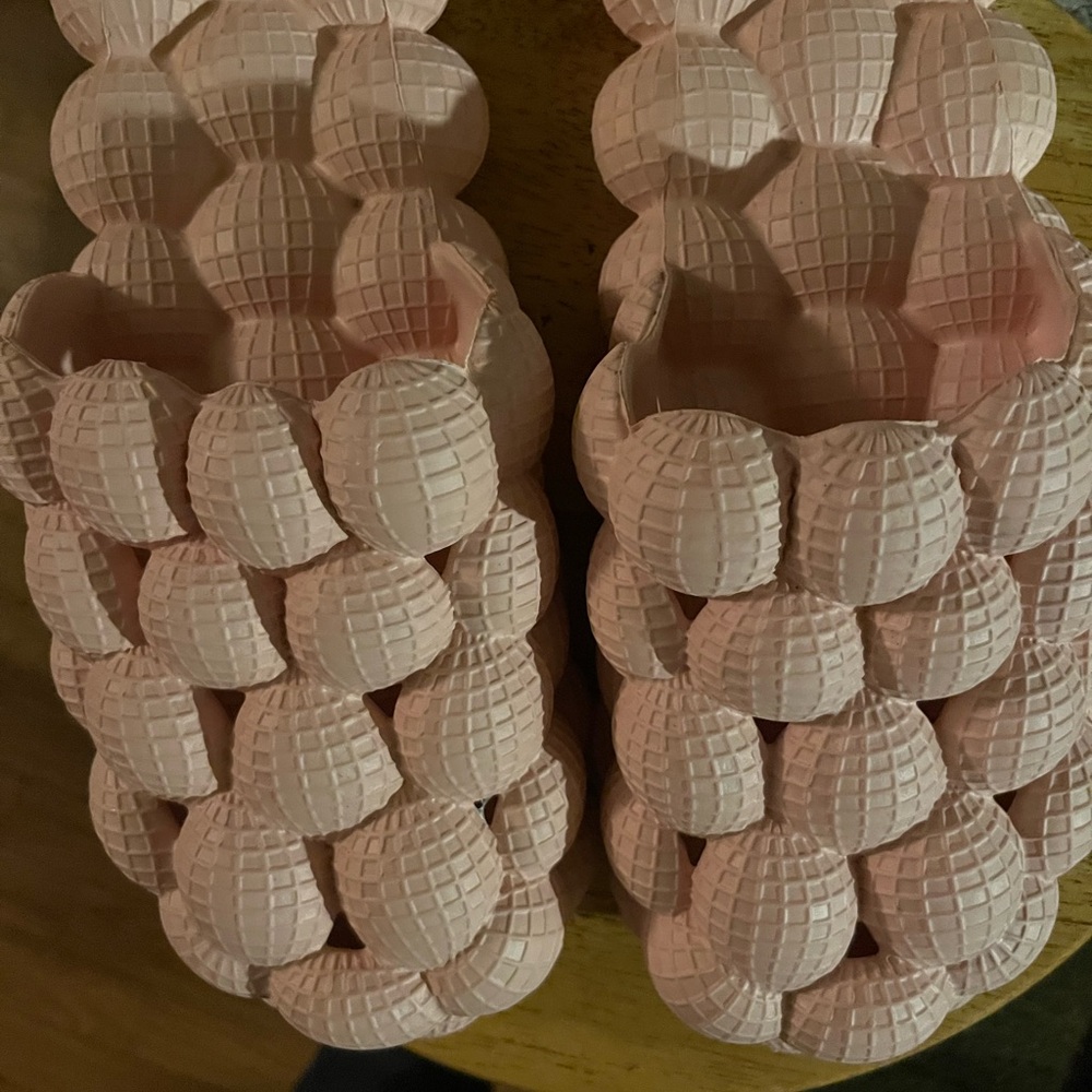 Women’s Pink Bubble Slide Sandals